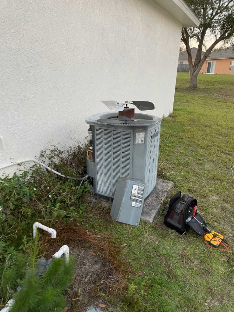 AC Compressor Replacement by Egberts Cooling & Heating in Lakeland FL