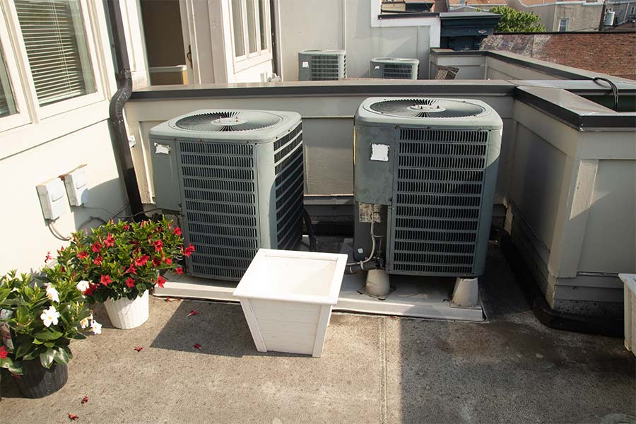 Rooftop air conditioner units