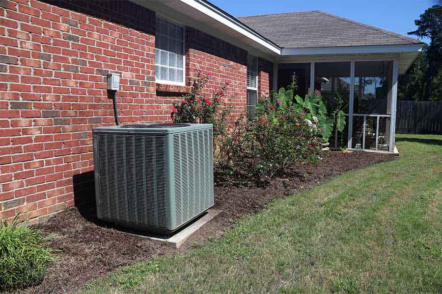 Home heat pump maintenance done