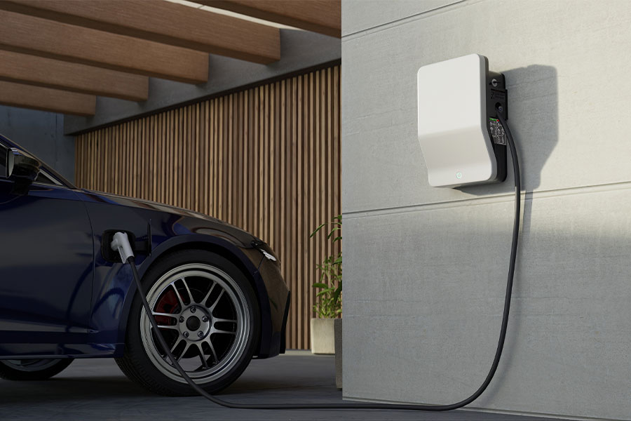 Electric vehicle charging after charger installation