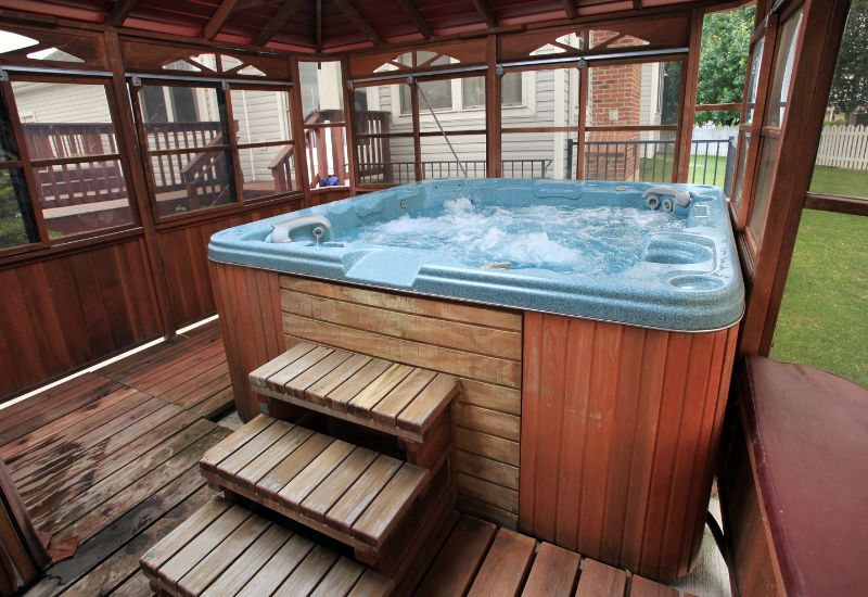 Hot tub wiring and electrical installation completed
