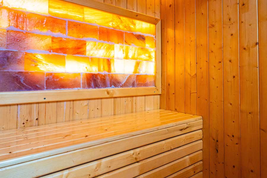 Completed sauna wiring and electrical installation services