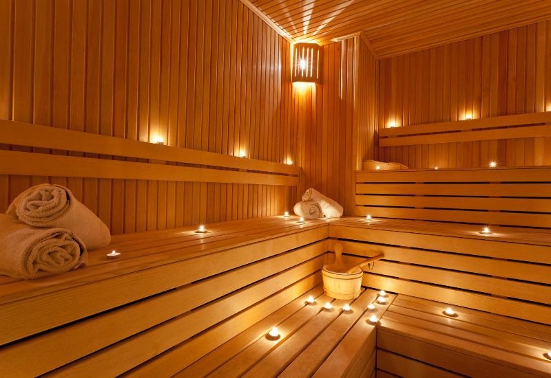 Sauna wiring and electrical installation services completed