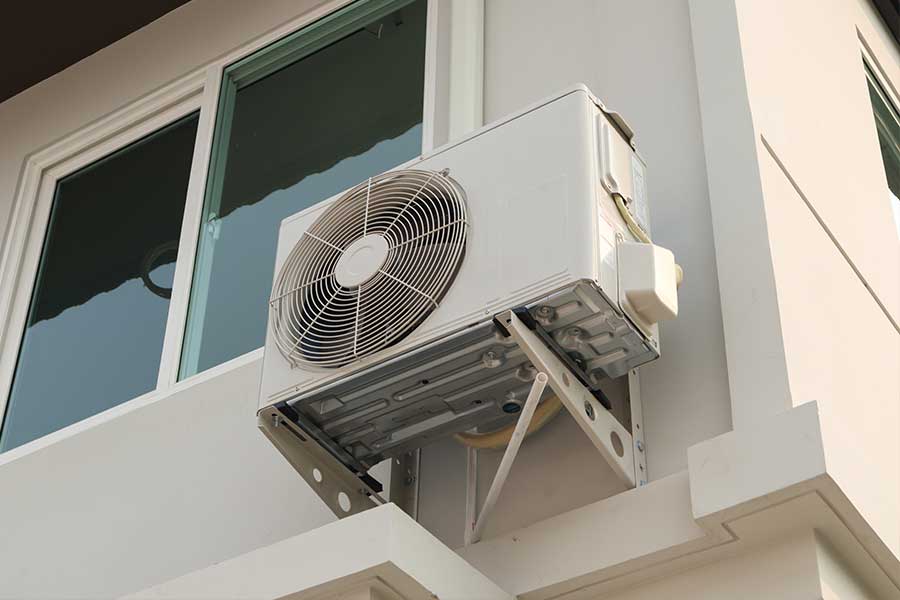 Ductless mini split installation completed