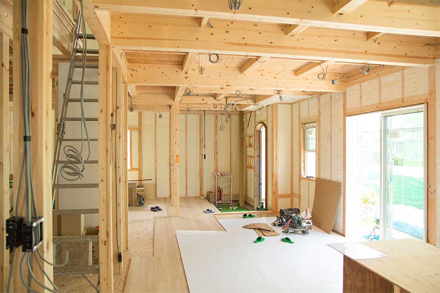 Electrical repair in progress